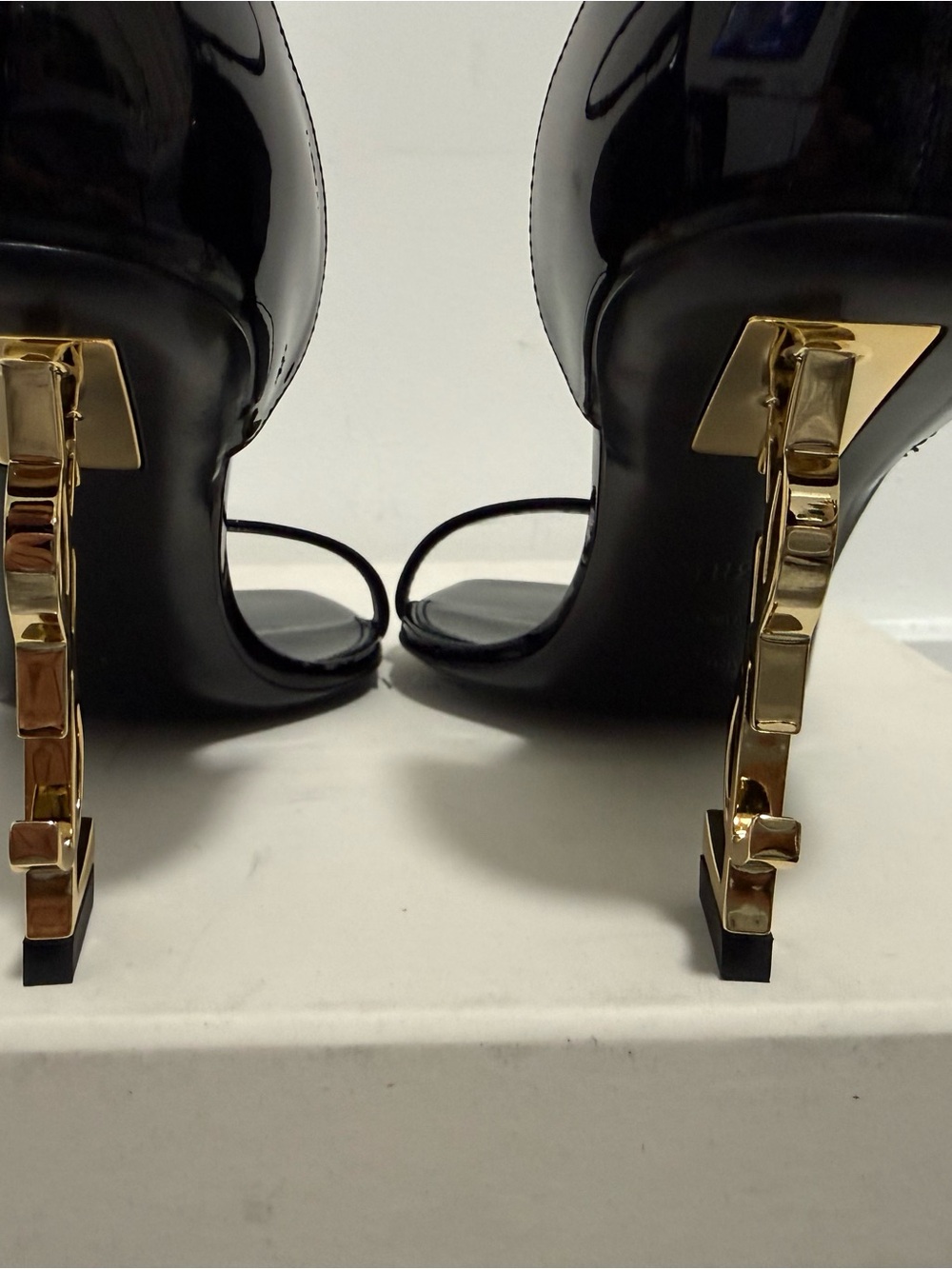 Saint Laurent Women's Opyum 85 Heels Black/Good - Size 38.5 EU / 8.5 US - NEW - Picture 4 of 5